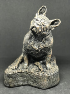 Urna estatua Bull Dog Francés